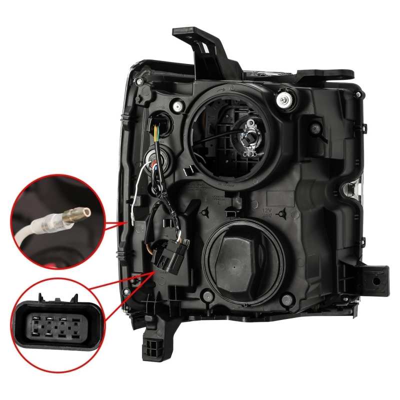 AlphaRex 15-19 Chevy 2500HD PRO-Series Proj Headlights Plank Style Blk w/Activ Light/Seq Signal/DRL AlphaRex 15-19 Chevy 2500HD PRO-Series Proj Headlights Plank Style Blk w/Activ Light/Seq Signal/DRL