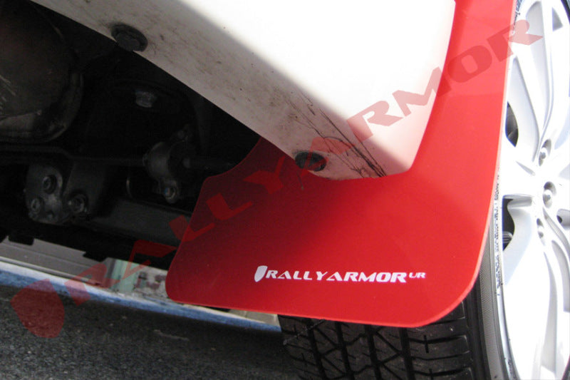 Rally Armor 08-10 Subaru WRX / 08-11 Impreza 2.5i (Hatch/Sedan) Red UR Mud Flap w/White Logo Rally Armor 08-10 Subaru WRX / 08-11 Impreza 2.5i (Hatch/Sedan) Red UR Mud Flap w/White Logo