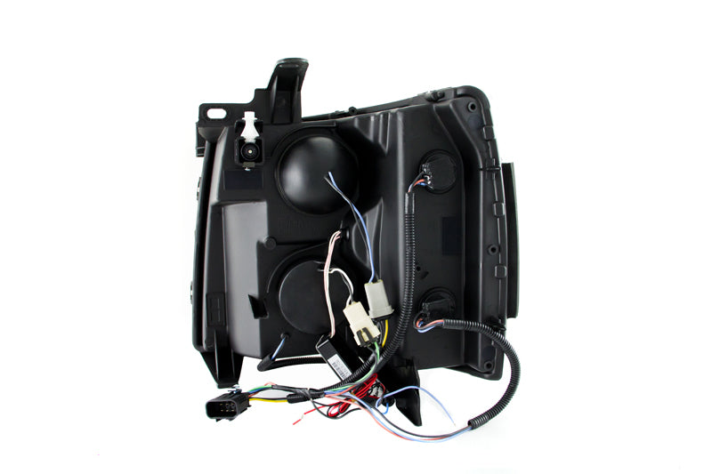 ANZO 2007-2013 Chevrolet Silverado 1500 Projector Headlights w/ Halo Black ANZO 2007-2013 Chevrolet Silverado 1500 Projector Headlights w/ Halo Black