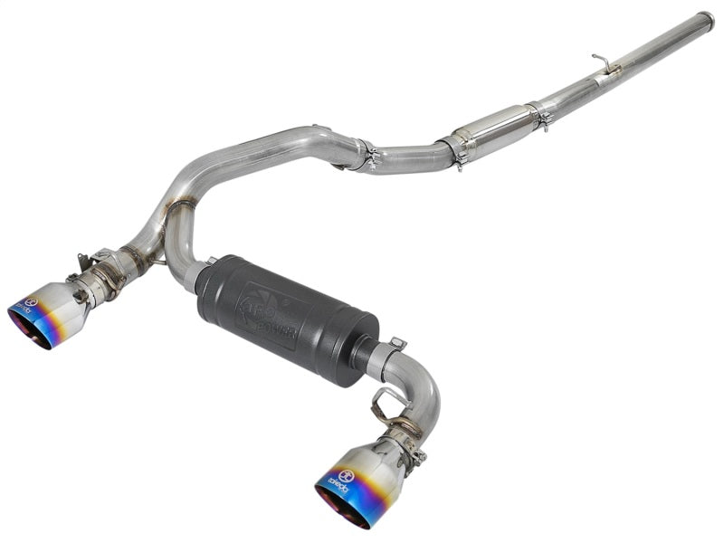 aFe Takeda 3in 304 SS Cat-Back Exhaust System w/ Blue Flame Tip 16-18 Ford Focus RS I4-2.3L (t) aFe Takeda 3in 304 SS Cat-Back Exhaust System w/ Blue Flame Tip 16-18 Ford Focus RS I4-2.3L (t)