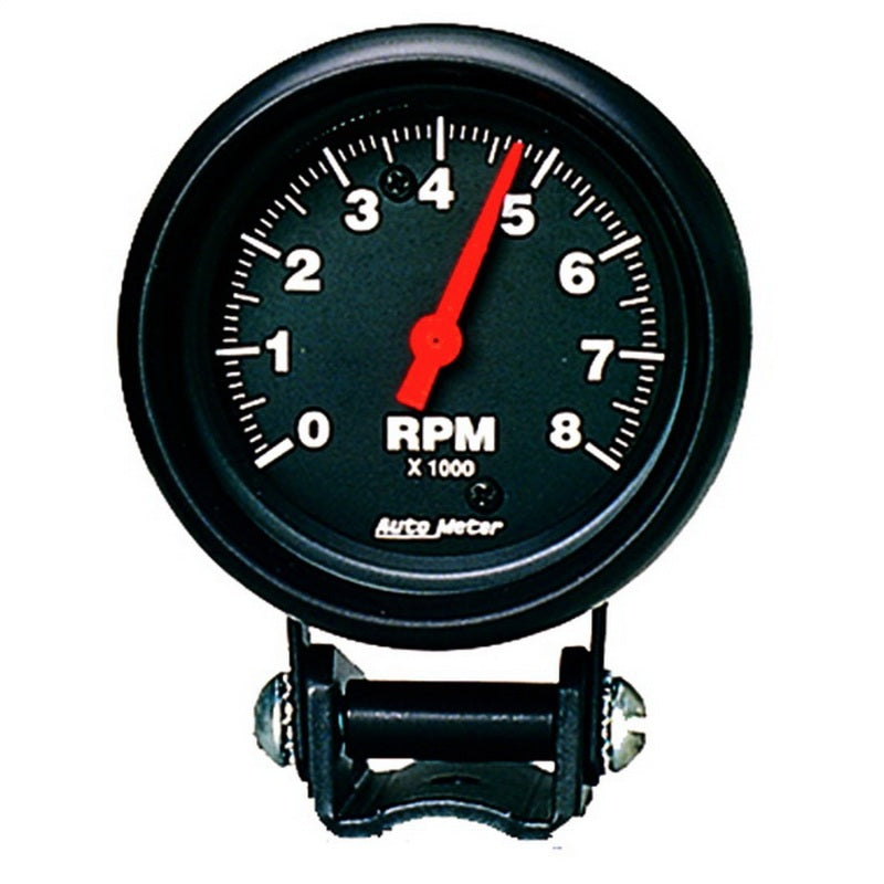 Autometer Black 2-5/8 inch 8000 rpm Tachometer Mini Tach Gauge Autometer Black 2-5/8 inch 8000 rpm Tachometer Mini Tach Gauge