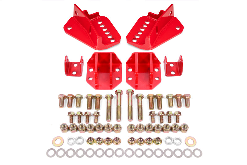 BMR 64-72 GM A-Body Coilover Conversion Kit Rear Adjust Shock Mt w/o CAB - Red BMR 64-72 GM A-Body Coilover Conversion Kit Rear Adjust Shock Mt w/o CAB - Red