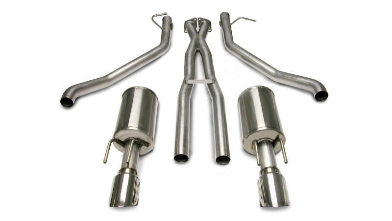Corsa 2005-2006 Pontiac GTO 6.0L V8 2.5in Sport Cat-Back + XPipe Exhaust Polished Tips Corsa 2005-2006 Pontiac GTO 6.0L V8 2.5in Sport Cat-Back + XPipe Exhaust Polished Tips