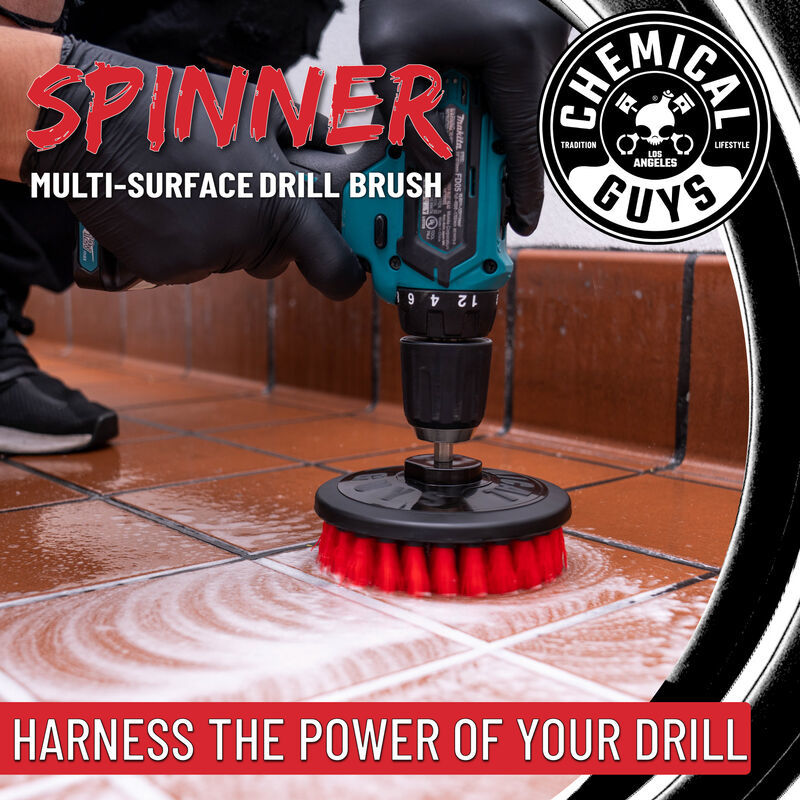 Chemical Guys Carpet Brush w/Drill Attachment - Heavy Duty Chemical Guys Carpet Brush w/Drill Attachment - Heavy Duty