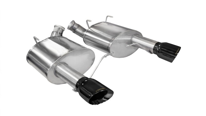 Corsa 2011-2014 Ford Mustang GT/Boss 302 5.0L V8 Black Sport Axle-Back Exhaust Corsa 2011-2014 Ford Mustang GT/Boss 302 5.0L V8 Black Sport Axle-Back Exhaust