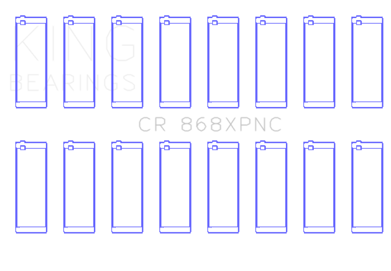 King Ford 4.6L/5.4L V8 SOHC (Size STDX) Performance Coated Rod Bearing Set - Size STDX King Ford 4.6L/5.4L V8 SOHC (Size STDX) Performance Coated Rod Bearing Set - Size STDX