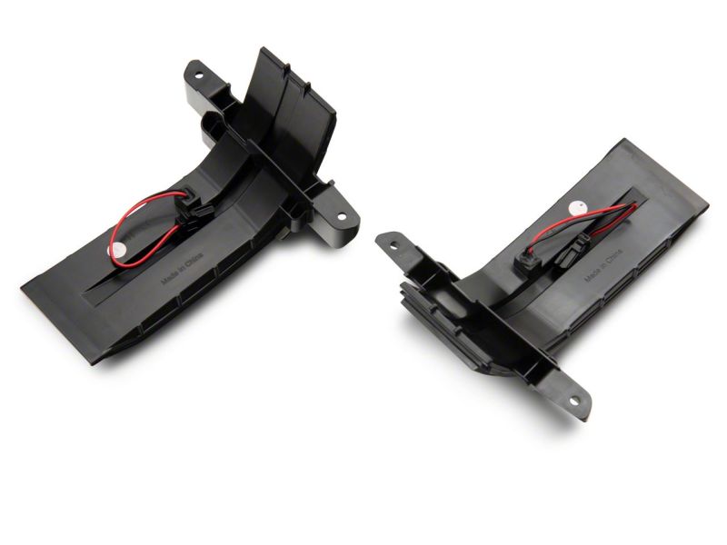 Raxiom 14-19 Chevrolet Silverado Axial Series Dual-Row Amber LED Tow Mirror Lights- Smoked Raxiom 14-19 Chevrolet Silverado Axial Series Dual-Row Amber LED Tow Mirror Lights- Smoked