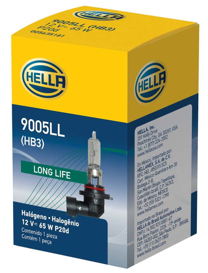 Hella Bulb 9005/HB3 12V 65W P20d T4 LONGLIFE Hella Bulb 9005/HB3 12V 65W P20d T4 LONGLIFE