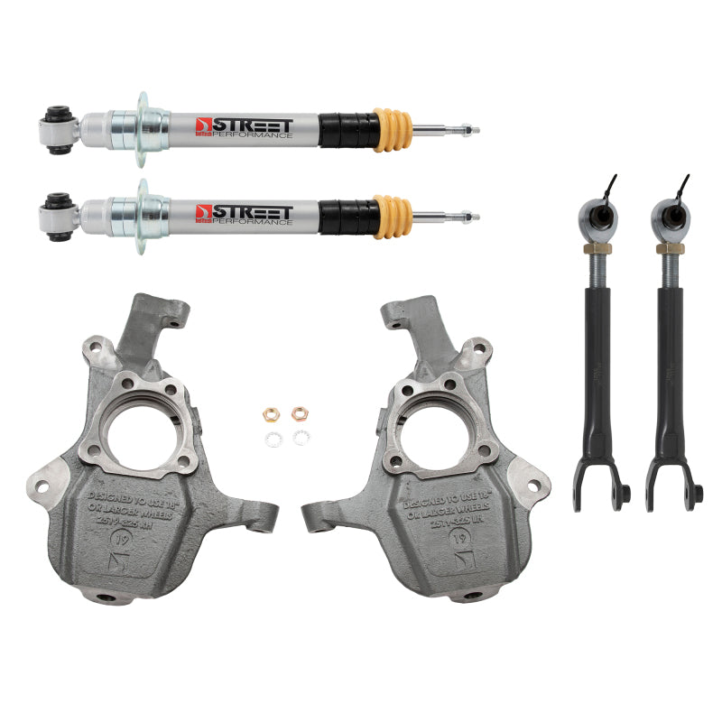 Belltech 21+ GM SUV SWB Only Front and Rear Lowering Kit w/ Street Performance Struts Belltech 21+ GM SUV SWB Only Front and Rear Lowering Kit w/ Street Performance Struts