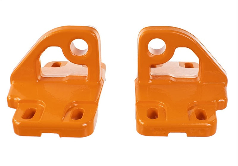 Ford Racing 2021+ Bronco Front Bumper Tow Hooks - Orange (Pair) Ford Racing 2021+ Bronco Front Bumper Tow Hooks - Orange (Pair)