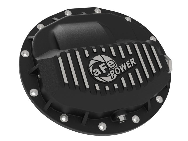 aFe Power Pro Series Rear Differential Cover Black w/ Machined Fins 13-18 RAM Diesel Trucks L6-6.7L aFe Power Pro Series Rear Differential Cover Black w/ Machined Fins 13-18 RAM Diesel Trucks L6-6.7L