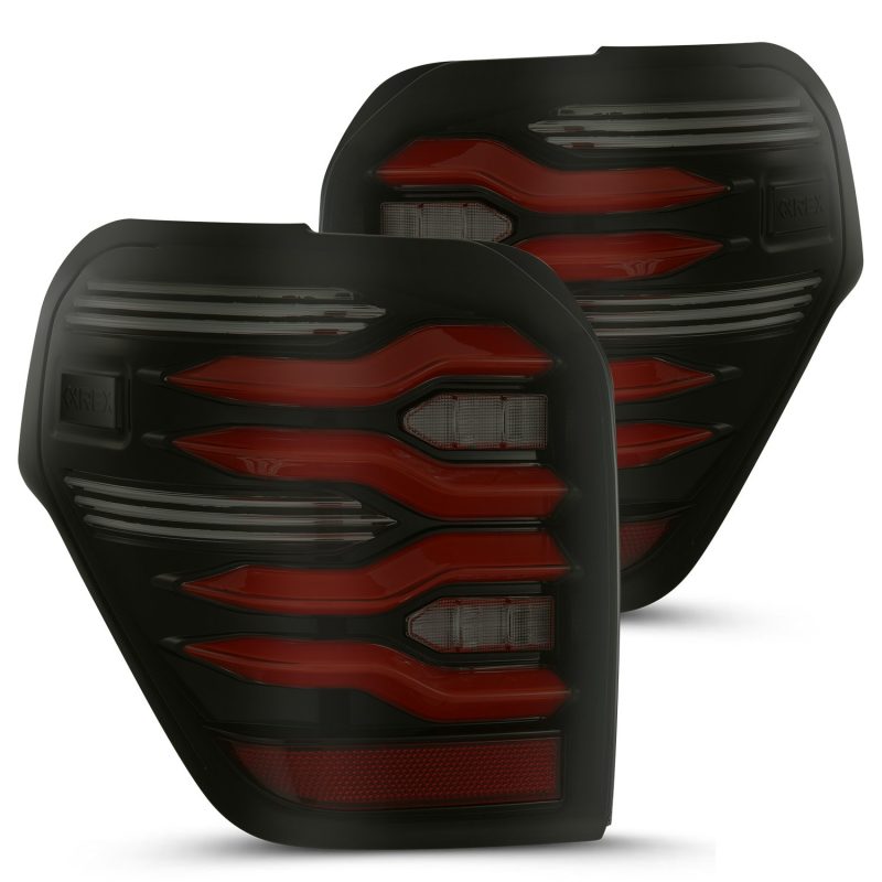 AlphaRex 10-21 Toyota 4Runner LUXX LED Taillights Blk/Red w/Activ Light/Seq Signal AlphaRex 10-21 Toyota 4Runner LUXX LED Taillights Blk/Red w/Activ Light/Seq Signal
