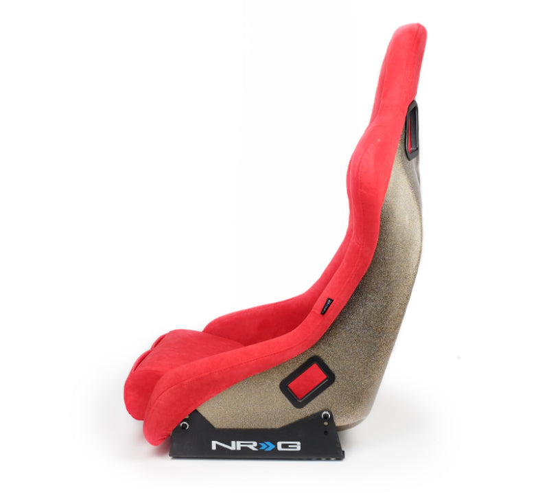 NRG FRP Bucket Seat ULTRA Edition - Medium (Red Alcantara/Pearlized Back) NRG FRP Bucket Seat ULTRA Edition - Medium (Red Alcantara/Pearlized Back)