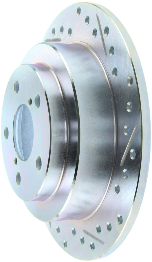 StopTech Select Sport 98-08 Subaru Forester Slotted and Drilled Left Rear Rotor StopTech Select Sport 98-08 Subaru Forester Slotted and Drilled Left Rear Rotor