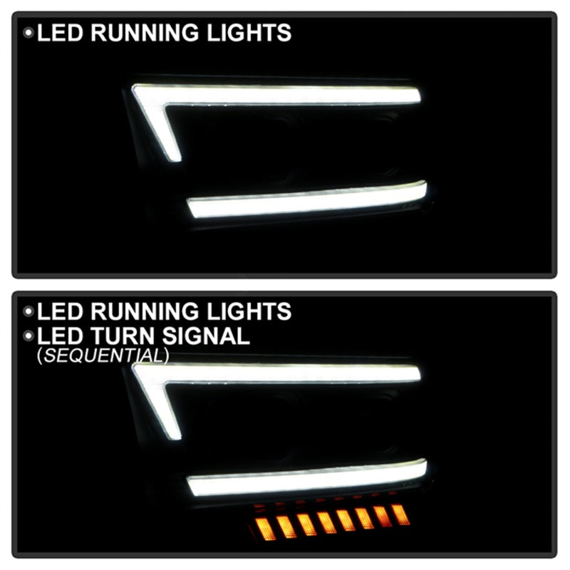 Spyder 19-22 Dodge Ram 2500 (Halogen Only) Projector Headlights - Black PRO-YD-DR19HDHALSI-SEQ-BK Spyder 19-22 Dodge Ram 2500 (Halogen Only) Projector Headlights - Black PRO-YD-DR19HDHALSI-SEQ-BK