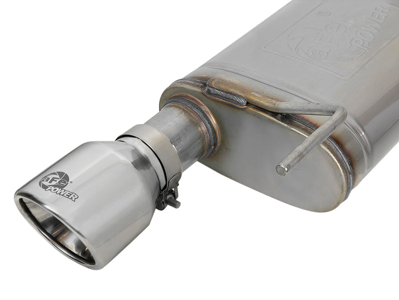 aFe MACH Force-Xp SS Axle Back Exhaust w/Polished Tips 15-17 Ford Mustang GT V8-5.0L aFe MACH Force-Xp SS Axle Back Exhaust w/Polished Tips 15-17 Ford Mustang GT V8-5.0L