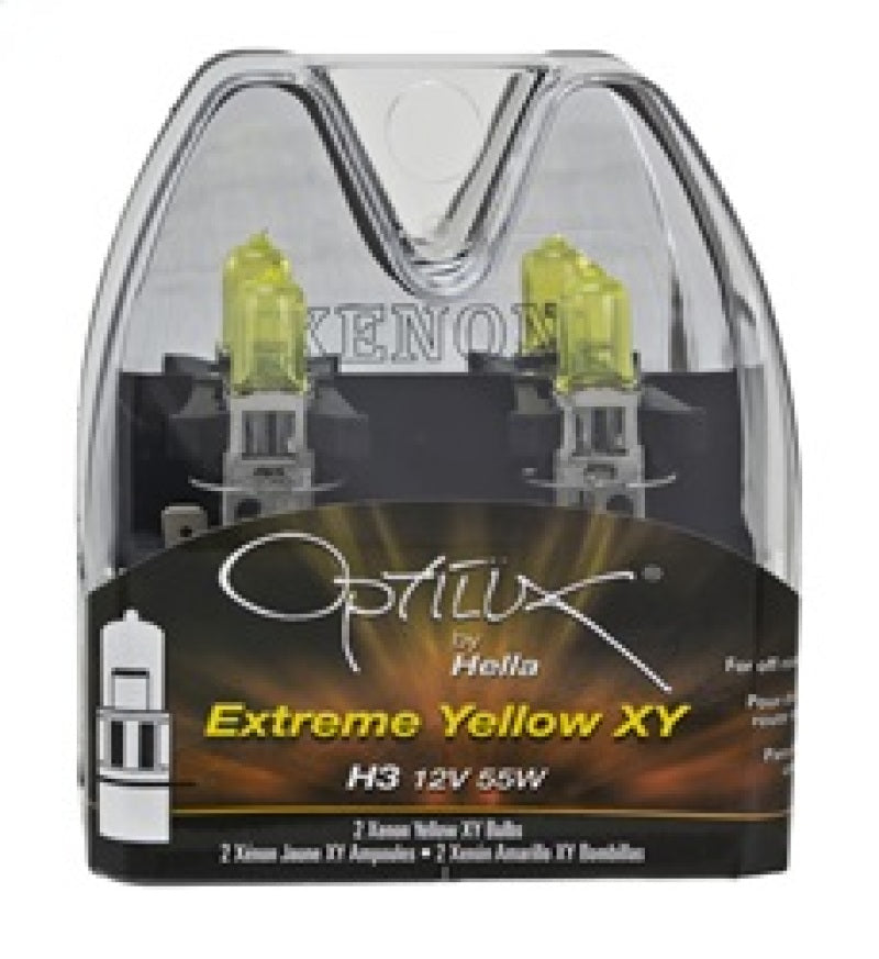 Hella Optilux H3 12V/55W XY Extreme Yellow Bulb Hella Optilux H3 12V/55W XY Extreme Yellow Bulb