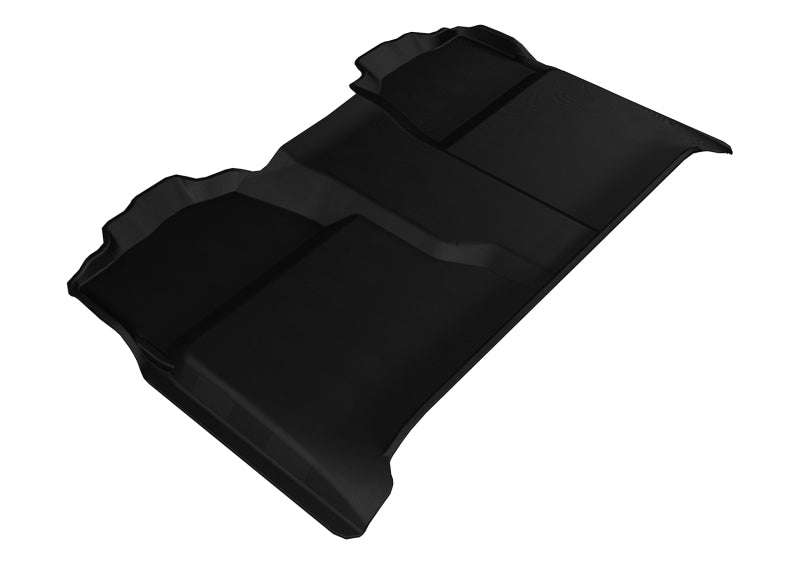 3D MAXpider 2007-2013 Chevrolet Silverado Crew Cab Kagu 2nd Row Floormats - Black 3D MAXpider 2007-2013 Chevrolet Silverado Crew Cab Kagu 2nd Row Floormats - Black