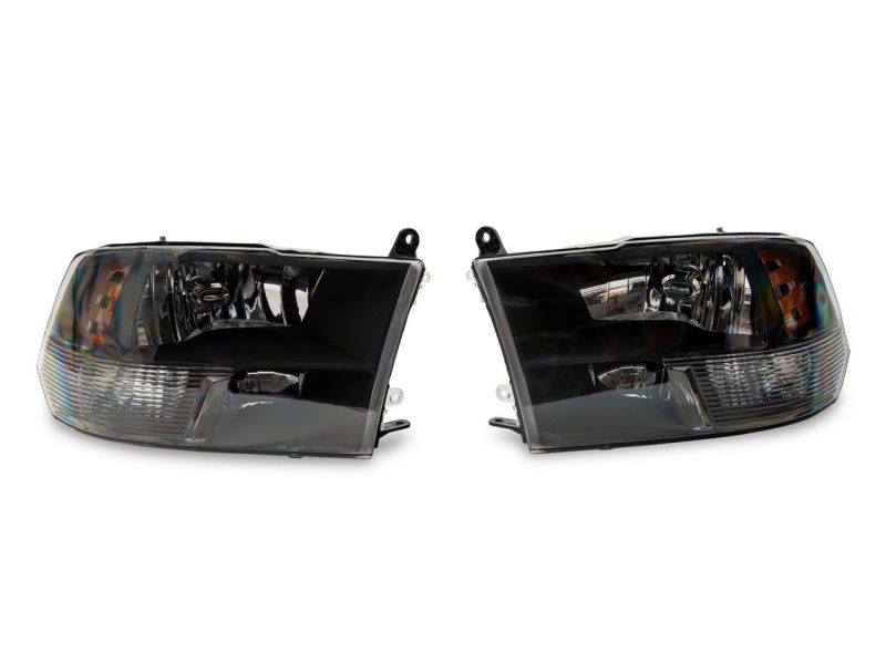 Raxiom 09-18 Dodge RAM 1500 Axial Series Euro Style Headlights w/ Dual Bulb Blk Housing (Clear Lens) Raxiom 09-18 Dodge RAM 1500 Axial Series Euro Style Headlights w/ Dual Bulb Blk Housing (Clear Lens)