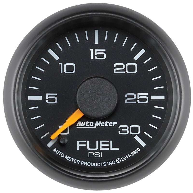 Autometer Factory Match Chevy 2-1/16in FSE 0-30 PSI Fuel Pressure Gauge Autometer Factory Match Chevy 2-1/16in FSE 0-30 PSI Fuel Pressure Gauge