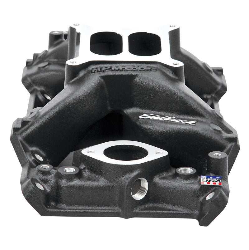 Edelbrock Intake Manifold RPM Air-Gap Small-Block Chrysler 340-360 Black Edelbrock Intake Manifold RPM Air-Gap Small-Block Chrysler 340-360 Black
