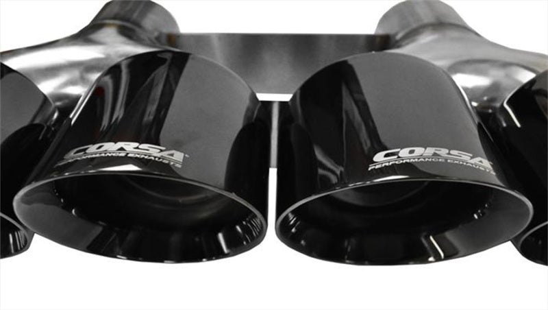 Corsa 2014-2020 Chevrolet Corvette 6.2L V8 Quad 45in Polished Black Pro-Series Tip Kit Corsa 2014-2020 Chevrolet Corvette 6.2L V8 Quad 45in Polished Black Pro-Series Tip Kit