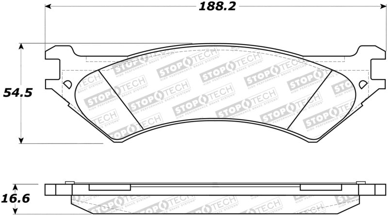 StopTech Sport Brake Pads w/Shims - Front StopTech Sport Brake Pads w/Shims - Front
