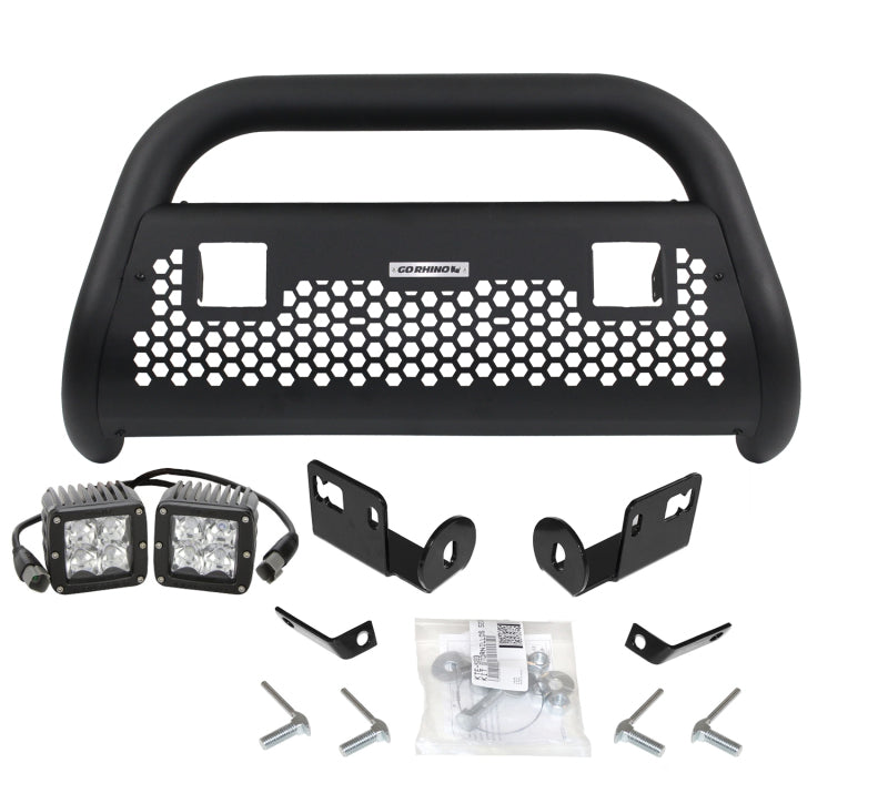 Go Rhino 05-15 Toyota Tacoma RC2 LR 2 Lights Complete Kit w/Front Guard + Brkts Go Rhino 05-15 Toyota Tacoma RC2 LR 2 Lights Complete Kit w/Front Guard + Brkts