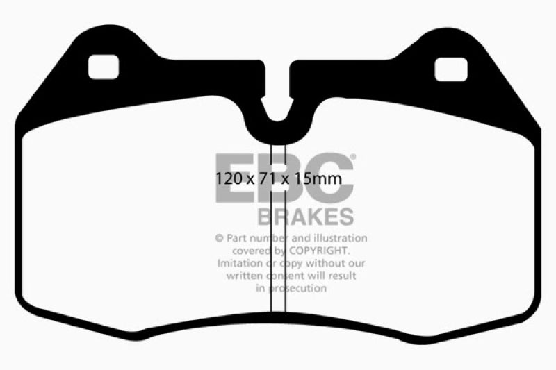 EBC 03-04 Infiniti G35 3.5 (Manual) (Brembo) Yellowstuff Front Brake Pads EBC 03-04 Infiniti G35 3.5 (Manual) (Brembo) Yellowstuff Front Brake Pads