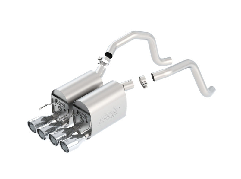 Borla 05-08 Corvette Coupe/Conv 6.0L/6.2L 8cyl 6spd RWD Touring SS Exhaust (rear section only) Borla 05-08 Corvette Coupe/Conv 6.0L/6.2L 8cyl 6spd RWD Touring SS Exhaust (rear section only)