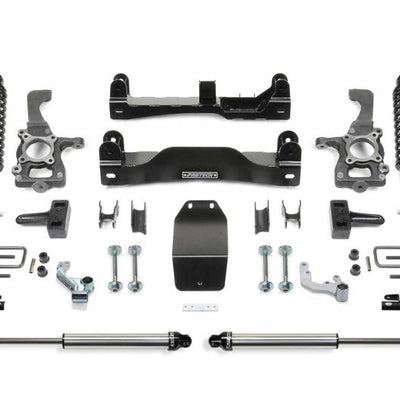 Fabtech 2014 Ford F150 4WD 4in Perf Sys w/Dlss 2.5 C/O Resi & Rr Dlss