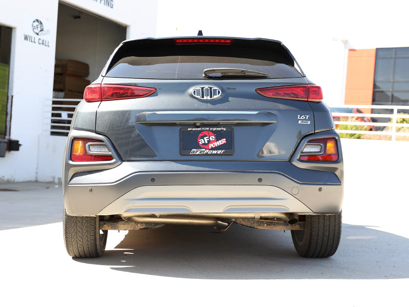 aFe Takeda 2-1/2in 304 SS Axle-Back Exhaust (No Muffler) 18-21 Hyundai Kona L4 1.6L (t) aFe Takeda 2-1/2in 304 SS Axle-Back Exhaust (No Muffler) 18-21 Hyundai Kona L4 1.6L (t)