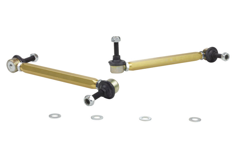 Whiteline 02-06 Mini Cooper S Front Swaybar link kit-Adjustable ball end links Whiteline 02-06 Mini Cooper S Front Swaybar link kit-Adjustable ball end links