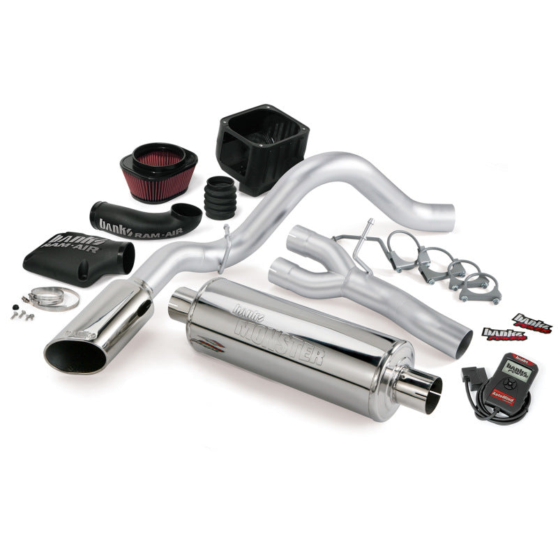 Banks Power 10 Chevy 5.3L ECSB FFV Stinger System - SS Single Side-Exit Exhaust w/ Chrome Tip Banks Power 10 Chevy 5.3L ECSB FFV Stinger System - SS Single Side-Exit Exhaust w/ Chrome Tip