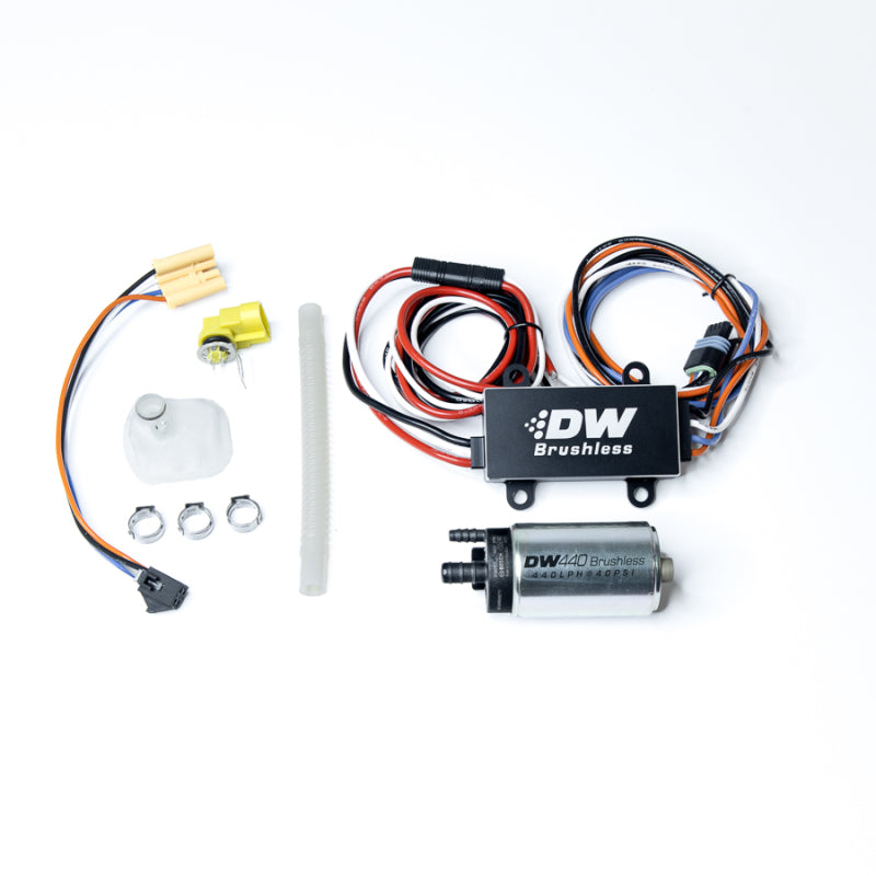 DeatschWerks 04-08 Mazda RX-8 440lph In-Tank Brushless Fuel Pump w/9-0904 Instl kit/C103 Controller DeatschWerks 04-08 Mazda RX-8 440lph In-Tank Brushless Fuel Pump w/9-0904 Instl kit/C103 Controller