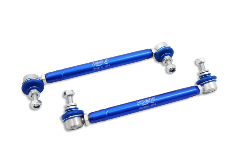 SuperPro 2004 Mazda 3 i Front HD Adjustable End Link Set (10mm Studs 254mm to 305mm) SuperPro 2004 Mazda 3 i Front HD Adjustable End Link Set (10mm Studs 254mm to 305mm)