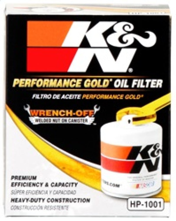 K&N Chevy / Pontiac / GMC / Buick Performance Gold Oil Filter K&N Chevy / Pontiac / GMC / Buick Performance Gold Oil Filter