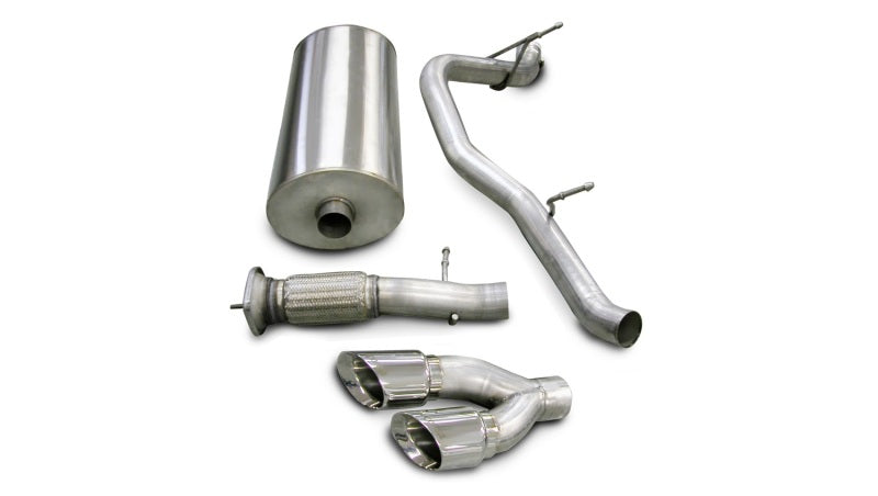 Corsa 2007-2010 Cadillac Escalade 6.2L V8 Polished Sport Cat-Back Exhaust Corsa 2007-2010 Cadillac Escalade 6.2L V8 Polished Sport Cat-Back Exhaust