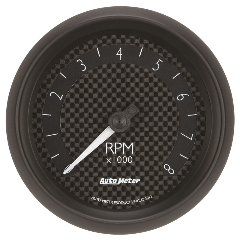 Autometer GT Series 3-3/8in In Dash 8K RPM Tachometer Autometer GT Series 3-3/8in In Dash 8K RPM Tachometer