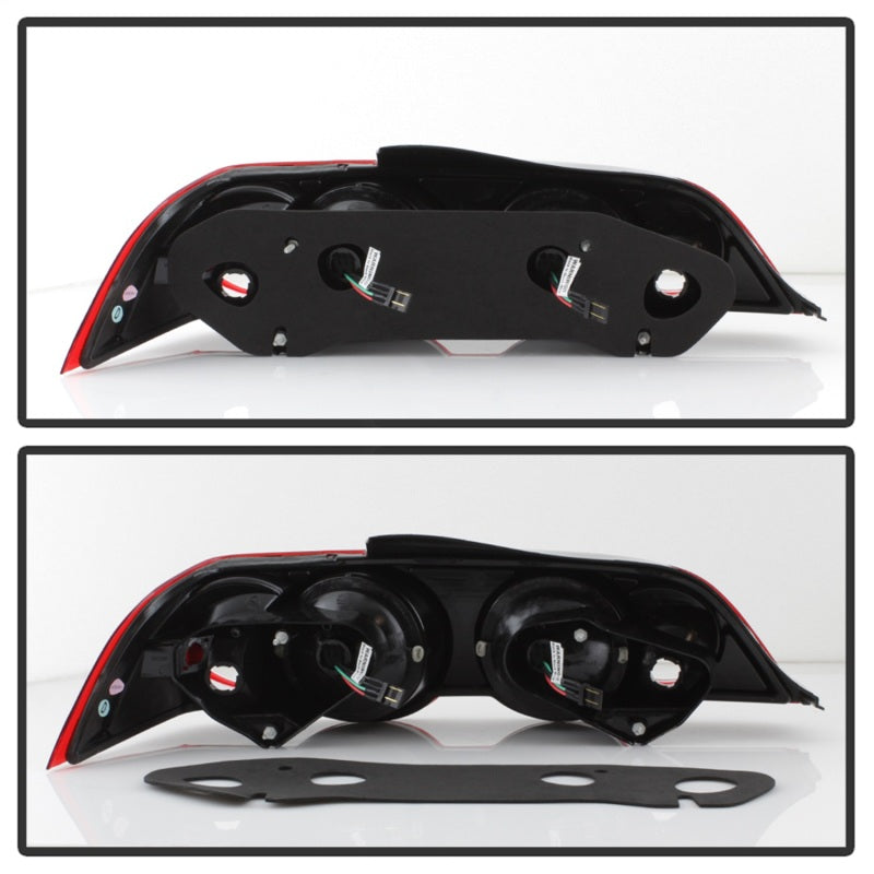 Spyder Acura RSX 02-04 LED Tail Lights Red Clear ALT-YD-ARSX02-LED-RC Spyder Acura RSX 02-04 LED Tail Lights Red Clear ALT-YD-ARSX02-LED-RC