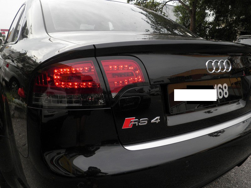 Spyder Audi A4 4Dr 06-08 LED Tail Lights Red Clear ALT-YD-AA406-G2-LED-RC Spyder Audi A4 4Dr 06-08 LED Tail Lights Red Clear ALT-YD-AA406-G2-LED-RC