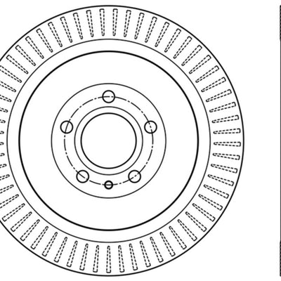 StopTech Premium High Carbon 13-14 Ford Mustang/Shelby GT500 Left Rear Disc Drilled Brake Rotor