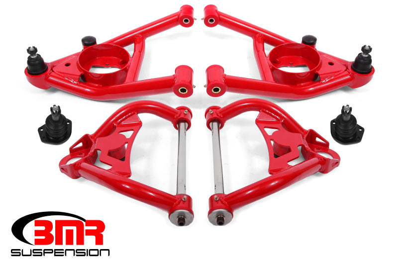 BMR 64-72 A-Body Upper And Lower A-Arm Kit - Red BMR 64-72 A-Body Upper And Lower A-Arm Kit - Red
