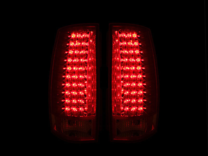 ANZO 2007-2014 Chevrolet Suburban LED Taillights Red/Clear G4 ANZO 2007-2014 Chevrolet Suburban LED Taillights Red/Clear G4
