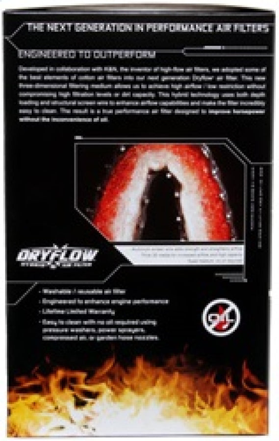 AEM DryFlow Air Filter - Round 2.75in ID x 6.25in OD x 8.25in H fits 2007-2014 Ford/Volvo AEM DryFlow Air Filter - Round 2.75in ID x 6.25in OD x 8.25in H fits 2007-2014 Ford/Volvo