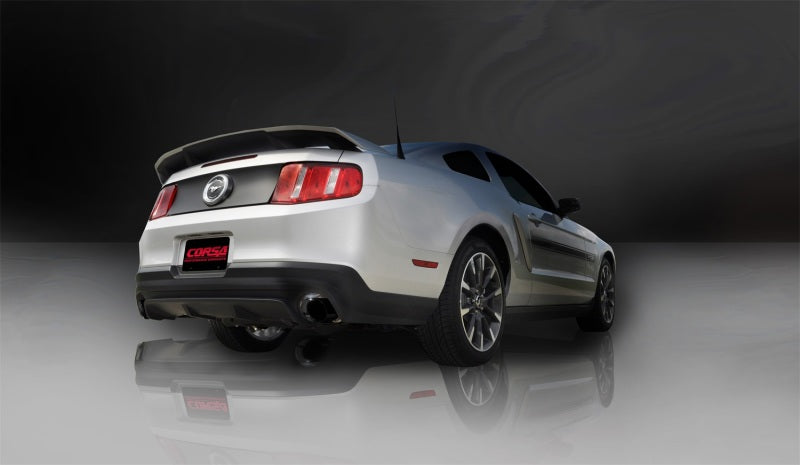 Corsa 2011-2014 Ford Mustang GT/Boss 302 5.0L V8 Black Xtreme Axle-Back Exhaust Corsa 2011-2014 Ford Mustang GT/Boss 302 5.0L V8 Black Xtreme Axle-Back Exhaust