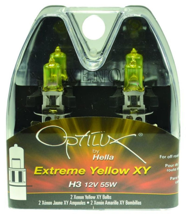 Hella Optilux H3 12V/55W XY Extreme Yellow Bulb Hella Optilux H3 12V/55W XY Extreme Yellow Bulb