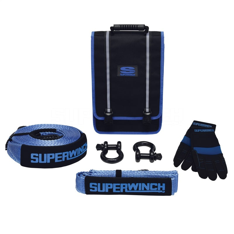 Superwinch Getaway Recovery Kit (Incl. Bow Shackles/Tree Trunk Protec/Recovery Strap/Gloves/Bag) Superwinch Getaway Recovery Kit (Incl. Bow Shackles/Tree Trunk Protec/Recovery Strap/Gloves/Bag)