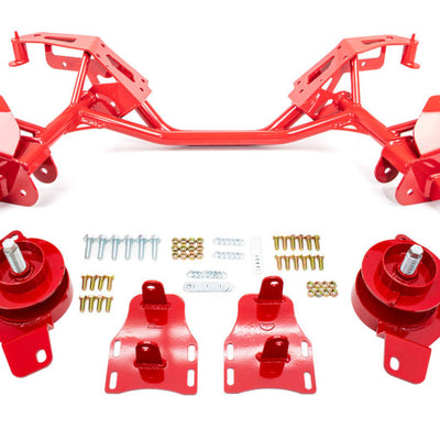 UMI Performance 82-92 GM F-Body LSX Engine Tubular K-Member w/ Weight Jack Kit (850lb.) - Red