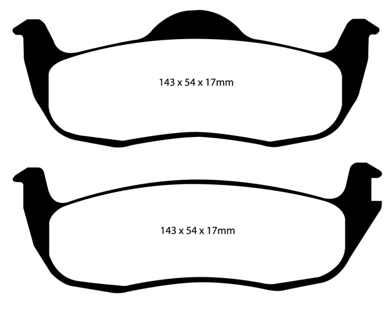 EBC 05-10 Jeep Commander 3.7 Ultimax2 Rear Brake Pads EBC 05-10 Jeep Commander 3.7 Ultimax2 Rear Brake Pads